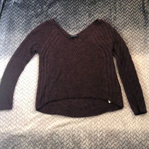 american eagle maroon sweater